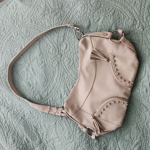 Tan/cream colored purse